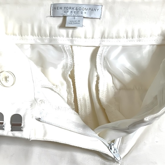 4 Pair Capris Dress Pants Gray, Pink, Red & White Bundle Office Workwear Size 2 - Picture 13 of 14